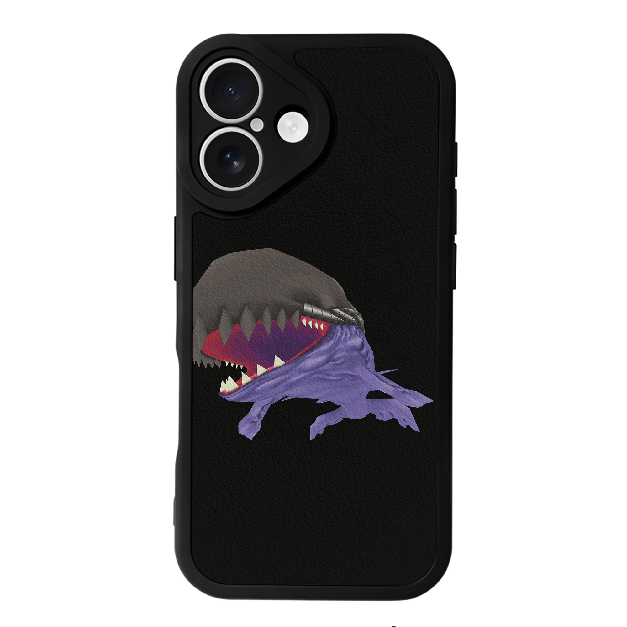 （画像用） Digimon デジタルモンスター/デジモン 【iPhone 16シリーズ対応】シリコンスマホケース（レザー調） 材質：シリコン